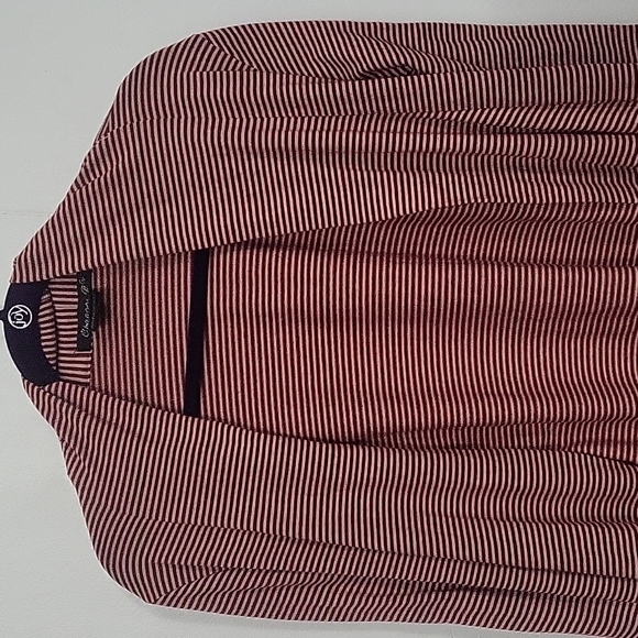 Red Striped Cardigan - Picture 2 of 8